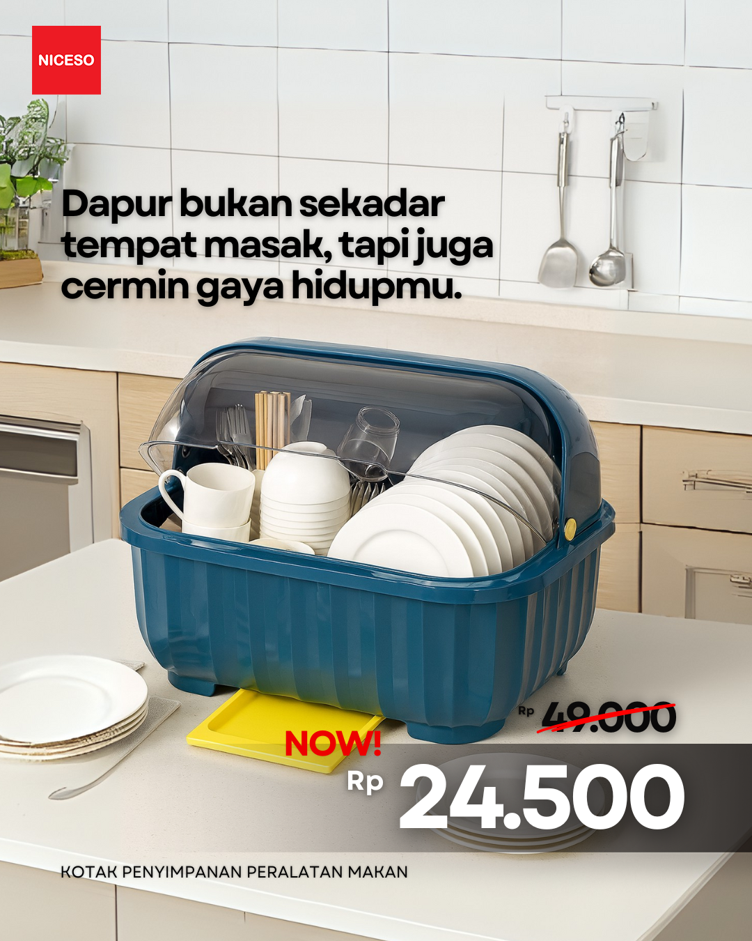 Kotak Penyimpanan Peralatan Makan